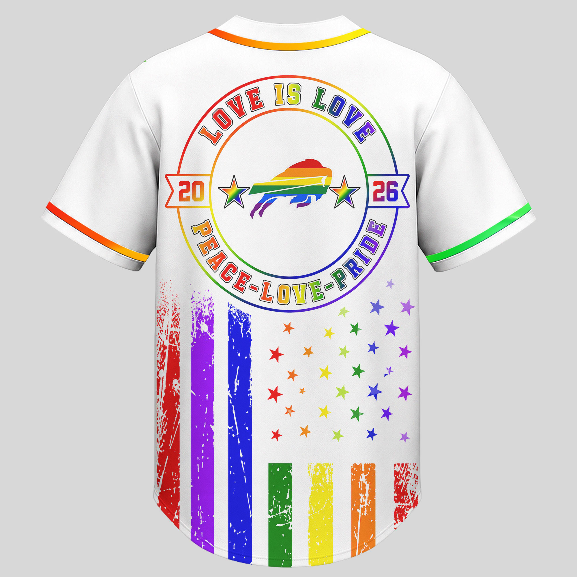 Buffalo Bills | Premium NFL Pride Love Limited Edition Jersey NTH1 - Image 3