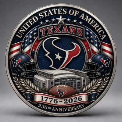 Houston Texans | Premium NFL 250 Years Of Freedom Commemorative Coin