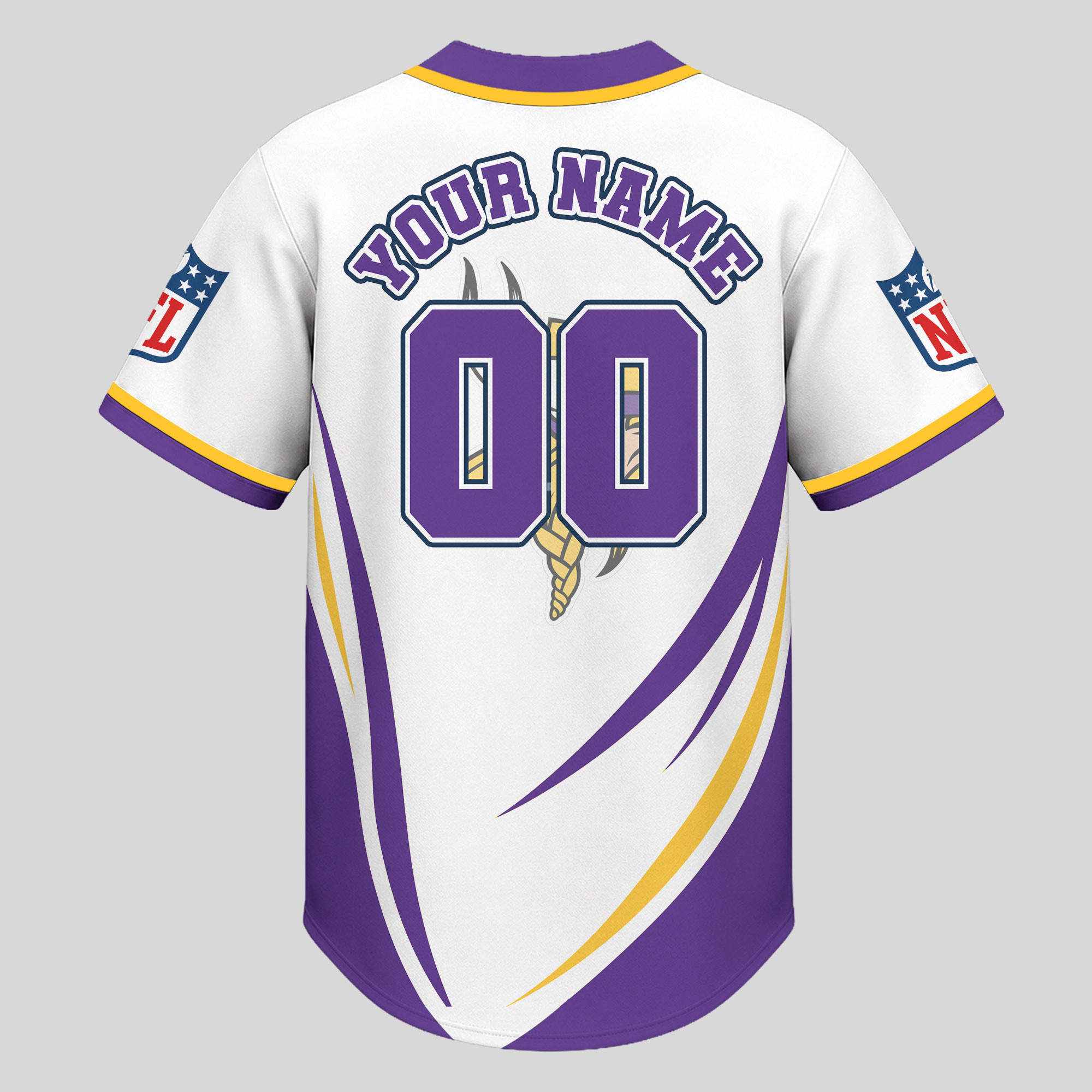 Minnesota Vikings | Premium NFL Game Day Ready Jersey NTH1 - Image 3