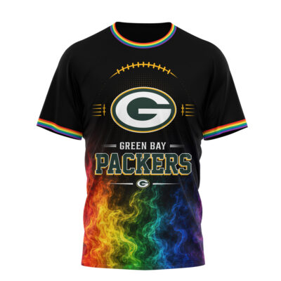 Alternative view of Green Bay Packers | Premium NFL Love Is Love 3D Shirt NTH1