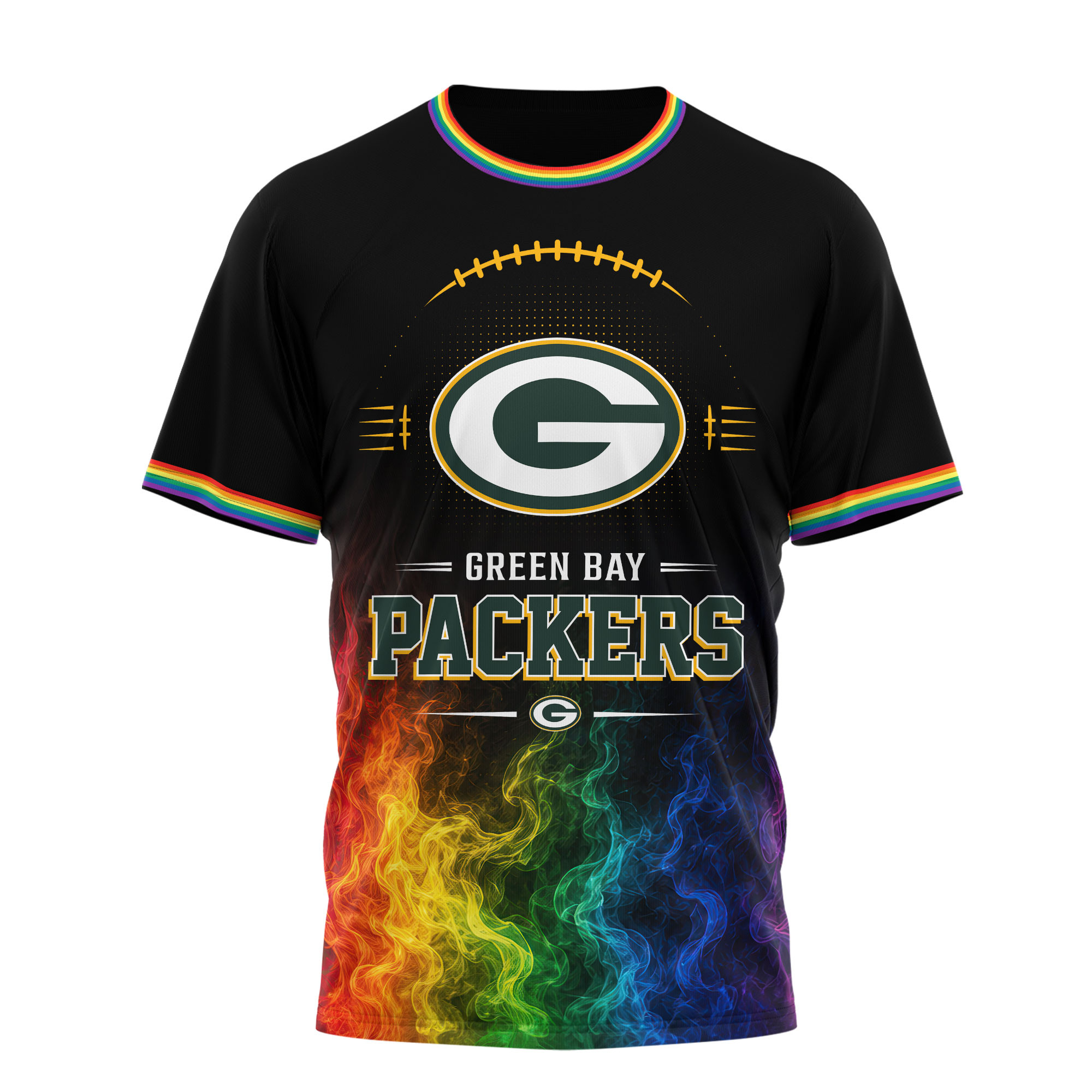 Green Bay Packers | Premium NFL Love Is Love 3D Shirt NTH1 - Image 2