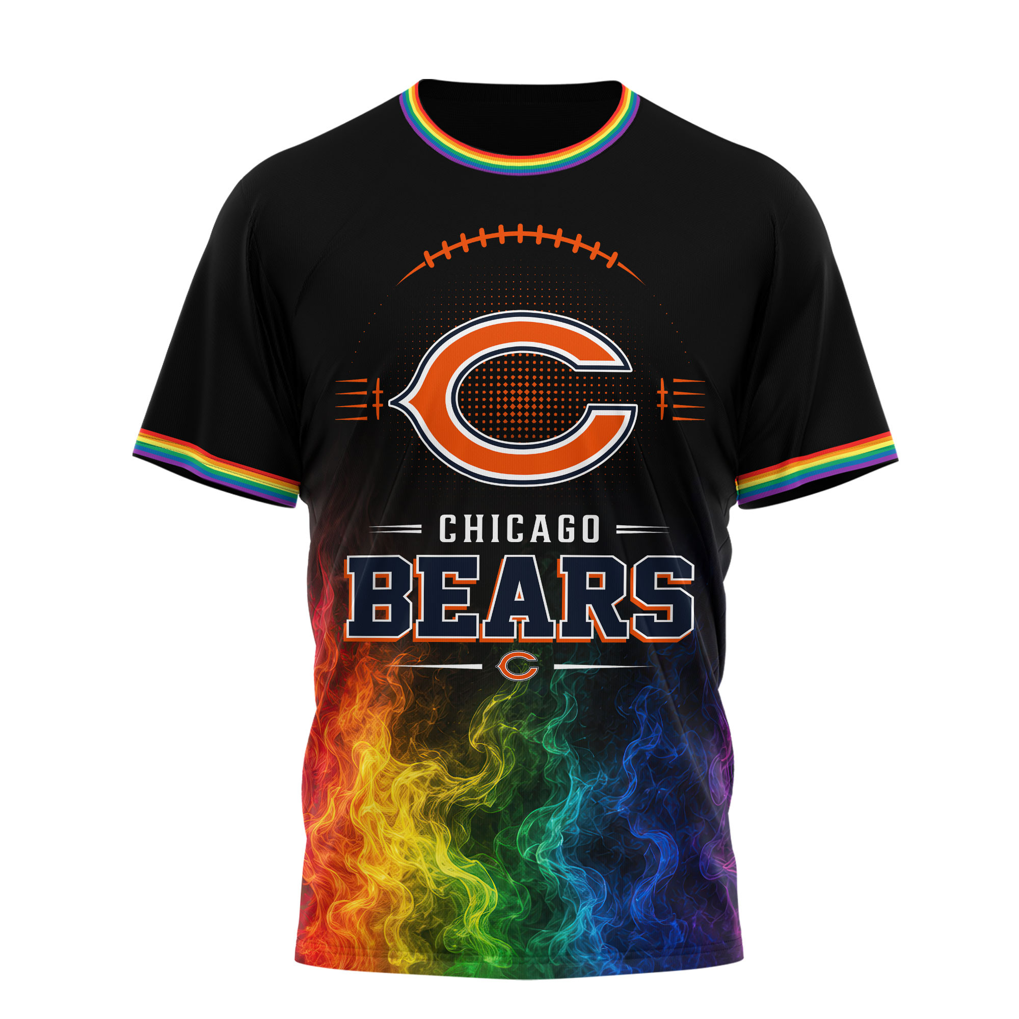 Chicago Bears | Premium NFL Love Is Love 3D Shirt NTH1 - Image 2