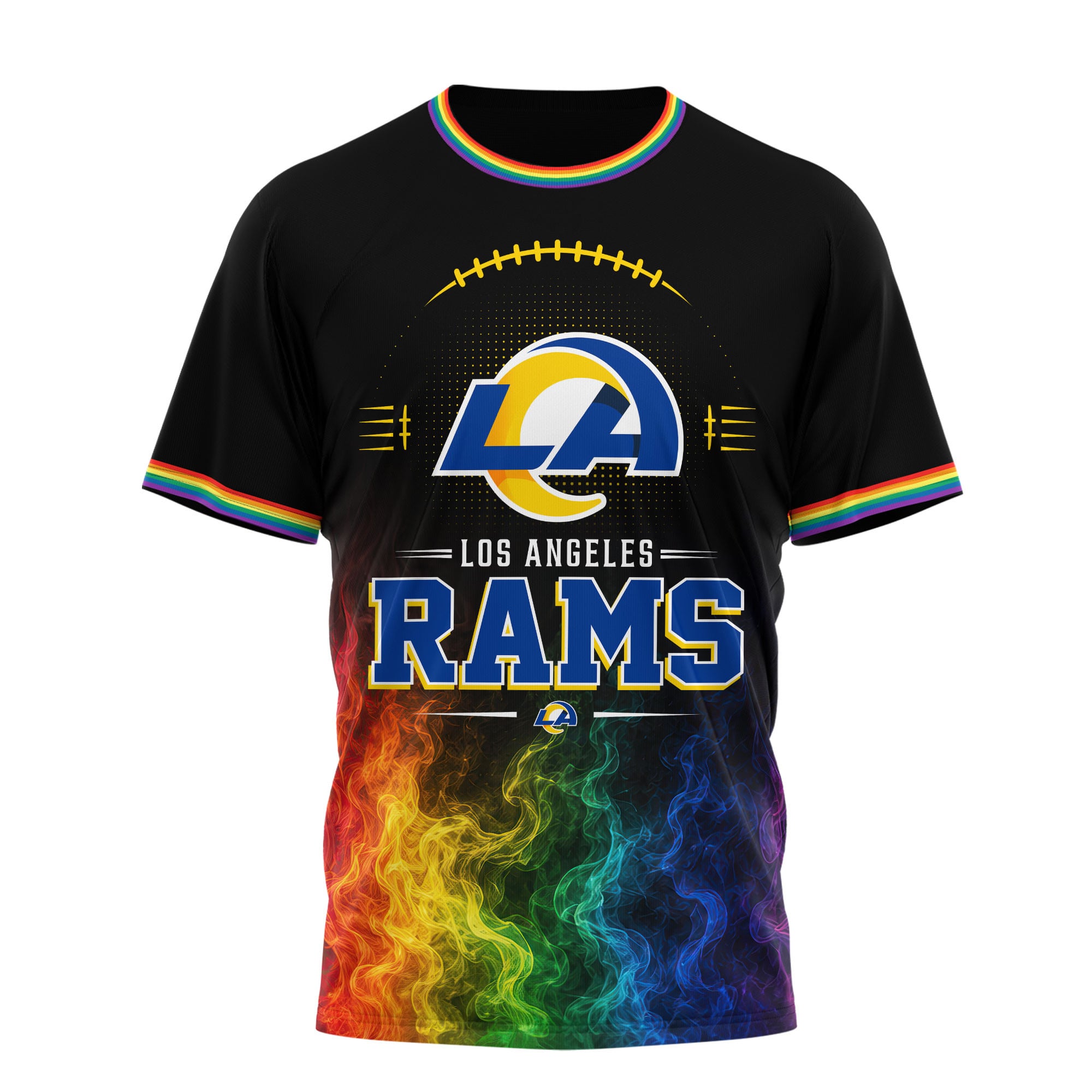 Los Angeles Rams | Premium NFL Love Is Love 3D Shirt NTH1 - Image 2