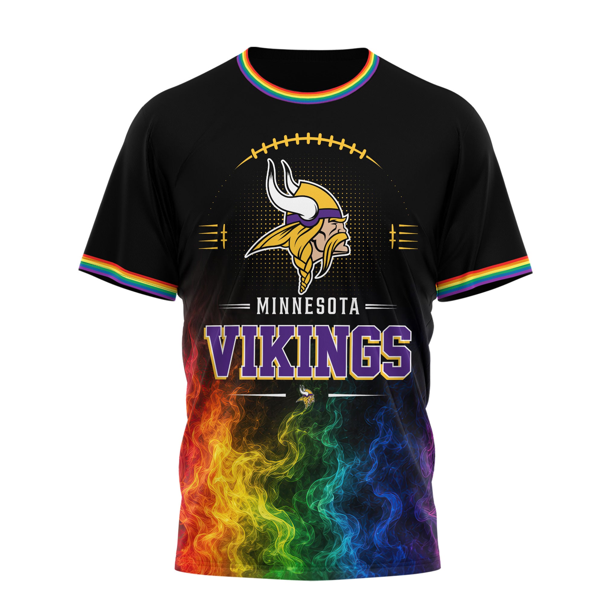 Minnesota Vikings | Premium NFL Love Is Love 3D Shirt NTH1 - Image 2