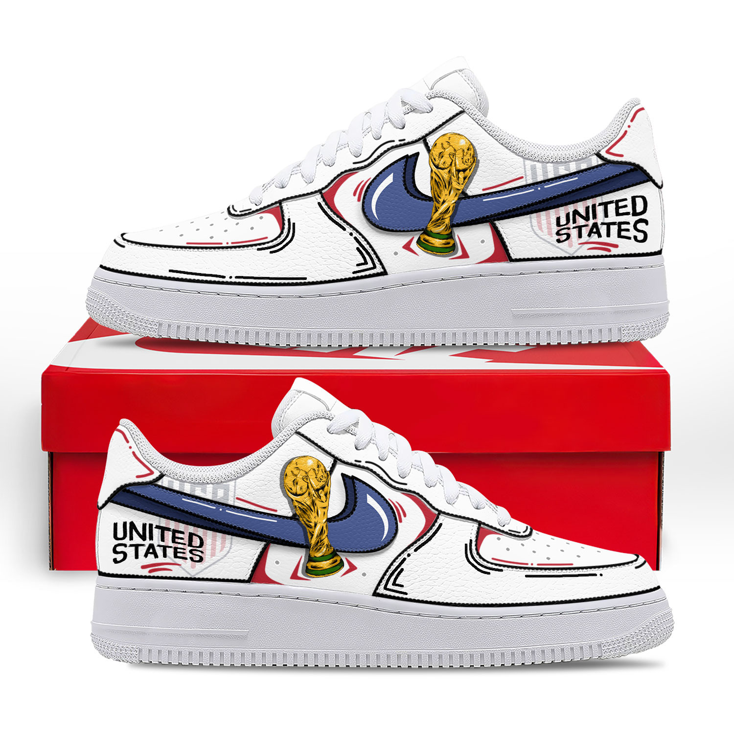 United States | Premium WC26 Legacy AF1 Shoes NTH1 - Image 2