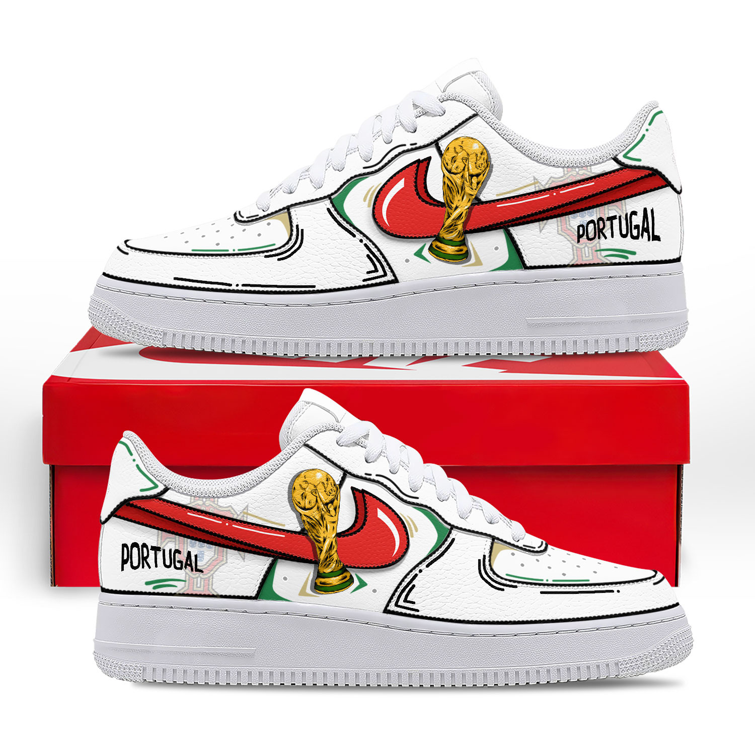 Portugal | Premium WC26 Legacy AF1 Shoes NTH1 - Image 2
