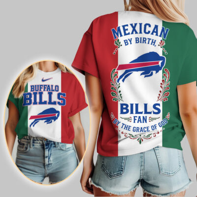 Alternative view of Buffalo Bills | Premium NFL Mexican By Birth Women Shirt