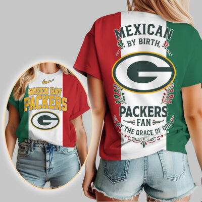 Alternative view of Green Bay Packers | Premium NFL Mexican By Birth Women Shirt