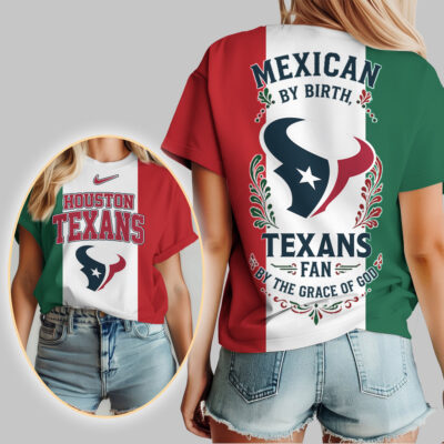 Alternative view of Houston Texans | Premium NFL Mexican By Birth Women Shirt