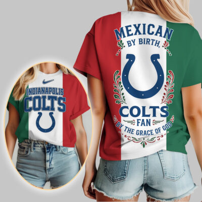 Alternative view of Indianapolis Colts | Premium NFL Mexican By Birth Women Shirt