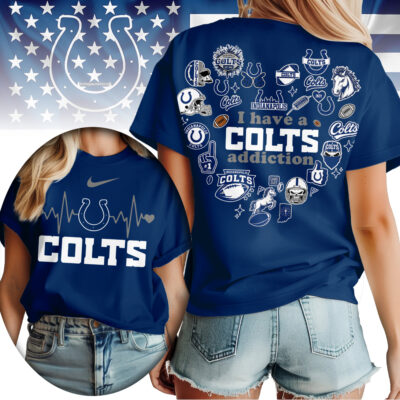 Indianapolis Colts | Premium NFL Heartbeat Fan Spirit 3D Shirt