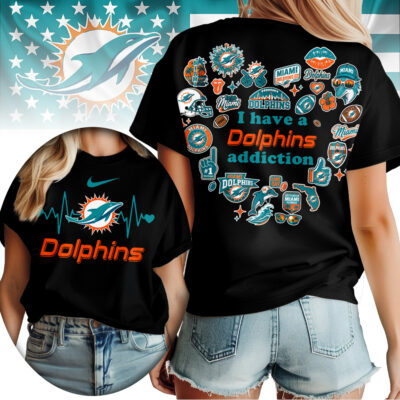 Miami Dolphins | Premium NFL Heartbeat Fan Spirit 3D Shirt