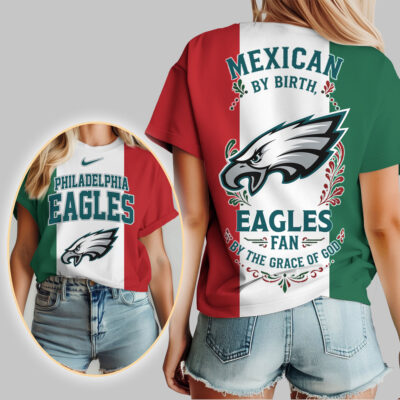 Alternative view of Philadelphia Eagles | Premium NFL Mexican By Birth Women Shirt