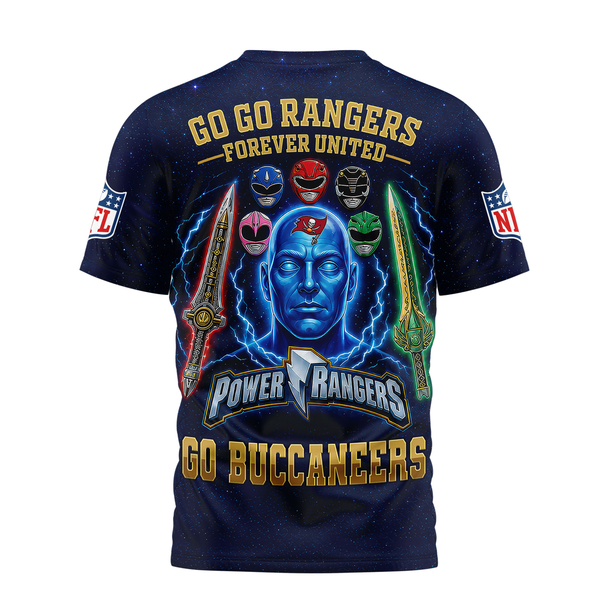 Tampa Bay Buccaneers | Premium NFL Go Go Rangers 3D Shirt - Image 4