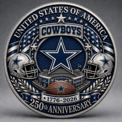 Dallas Cowboys | Premium NFL 250 Years Of Freedom Commemorative Coin