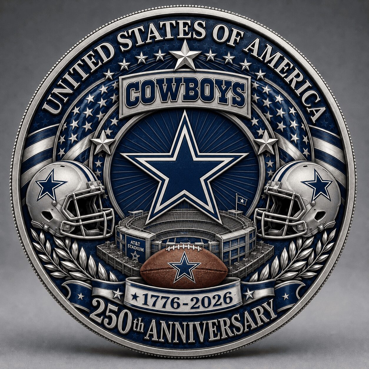 Dallas Cowboys | Premium NFL 250 Years Of Freedom Commemorative Coin