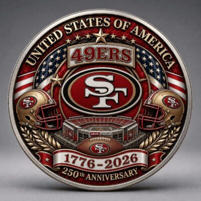 San Francisco 49ers | Premium NFL 250 Years Of Freedom Commemorative Coin