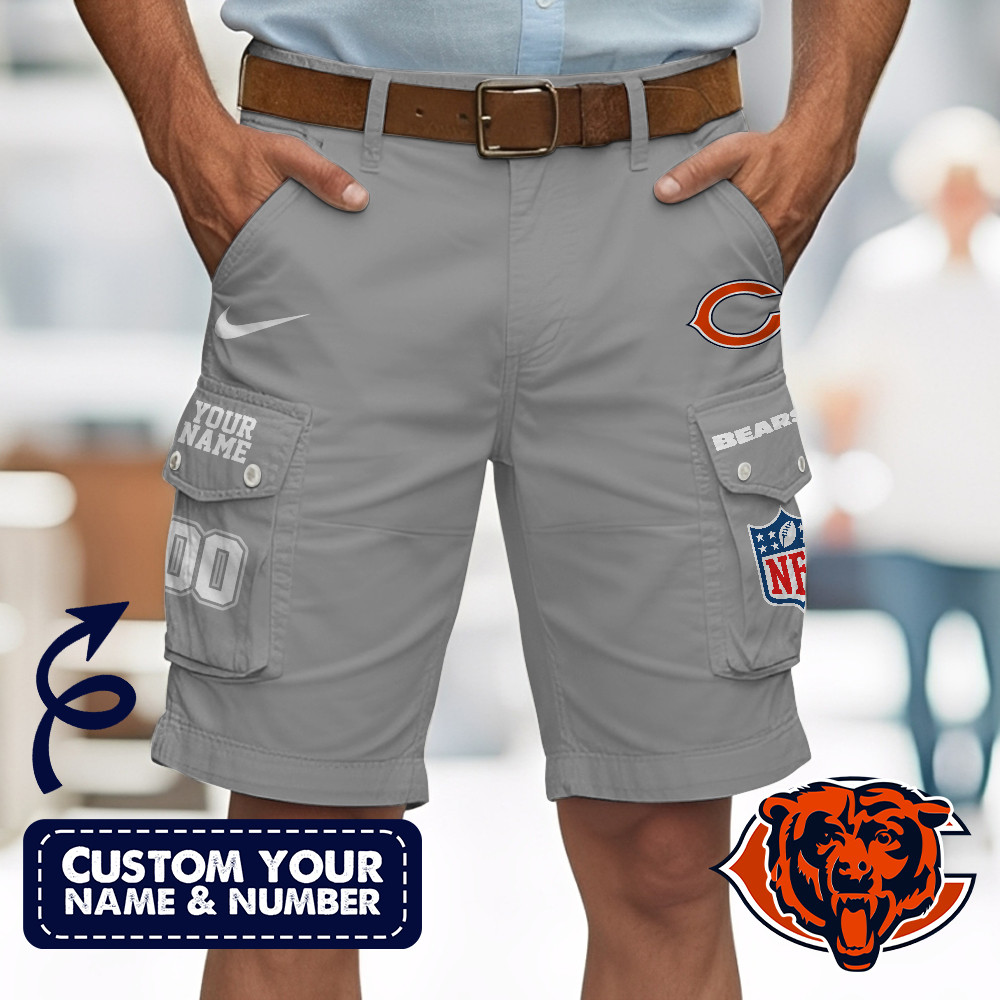 Chicago Bears | Premium NFL Custom Short With Square Pocket - Image 3