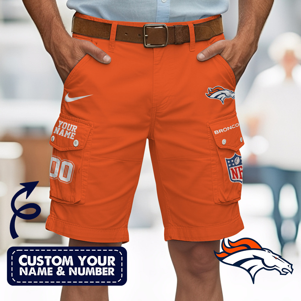 Denver Broncos | Premium NFL Custom Short With Square Pocket - Image 4