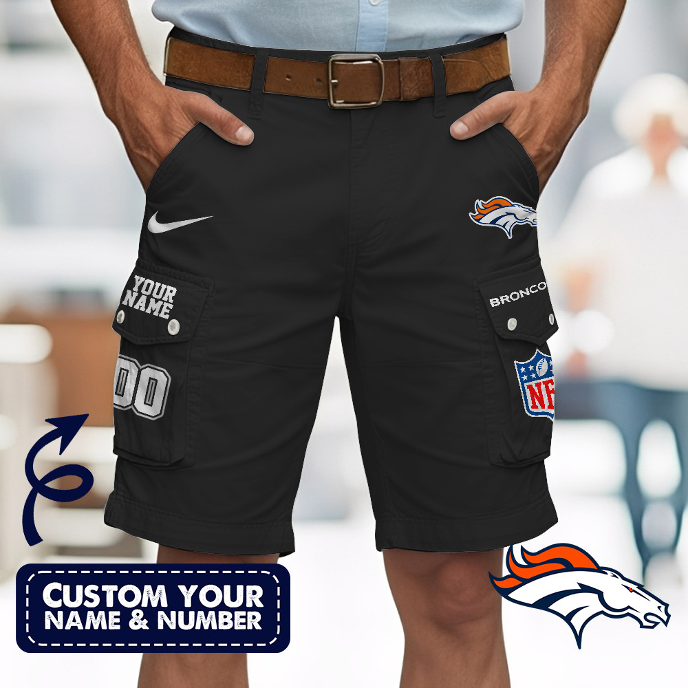 Denver Broncos | Premium NFL Custom Short With Square Pocket - Image 2