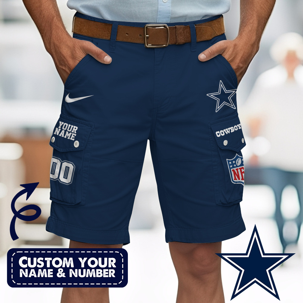 Dallas Cowboys | Premium NFL Custom Short With Square Pocket - Image 4