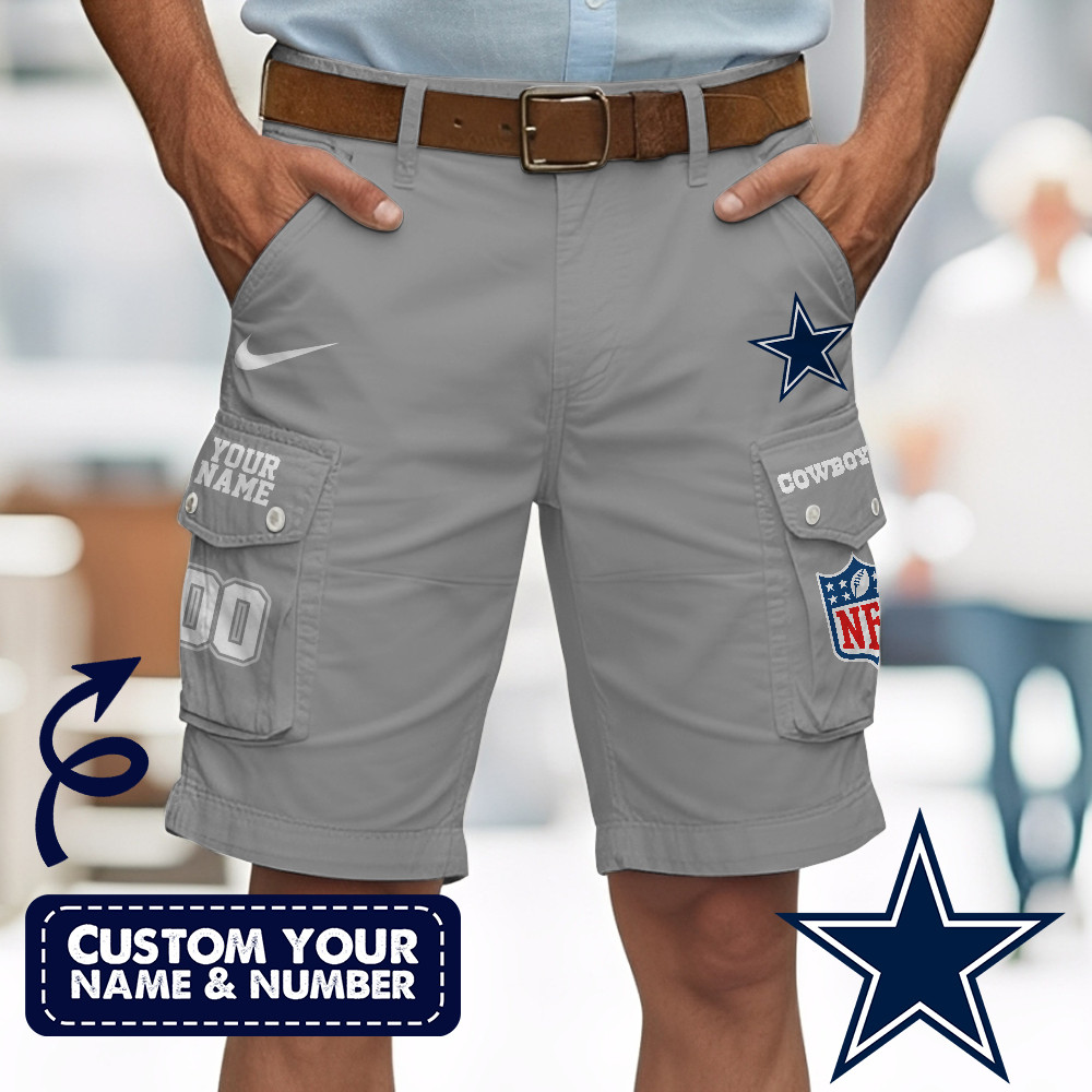 Dallas Cowboys | Premium NFL Custom Short With Square Pocket - Image 3
