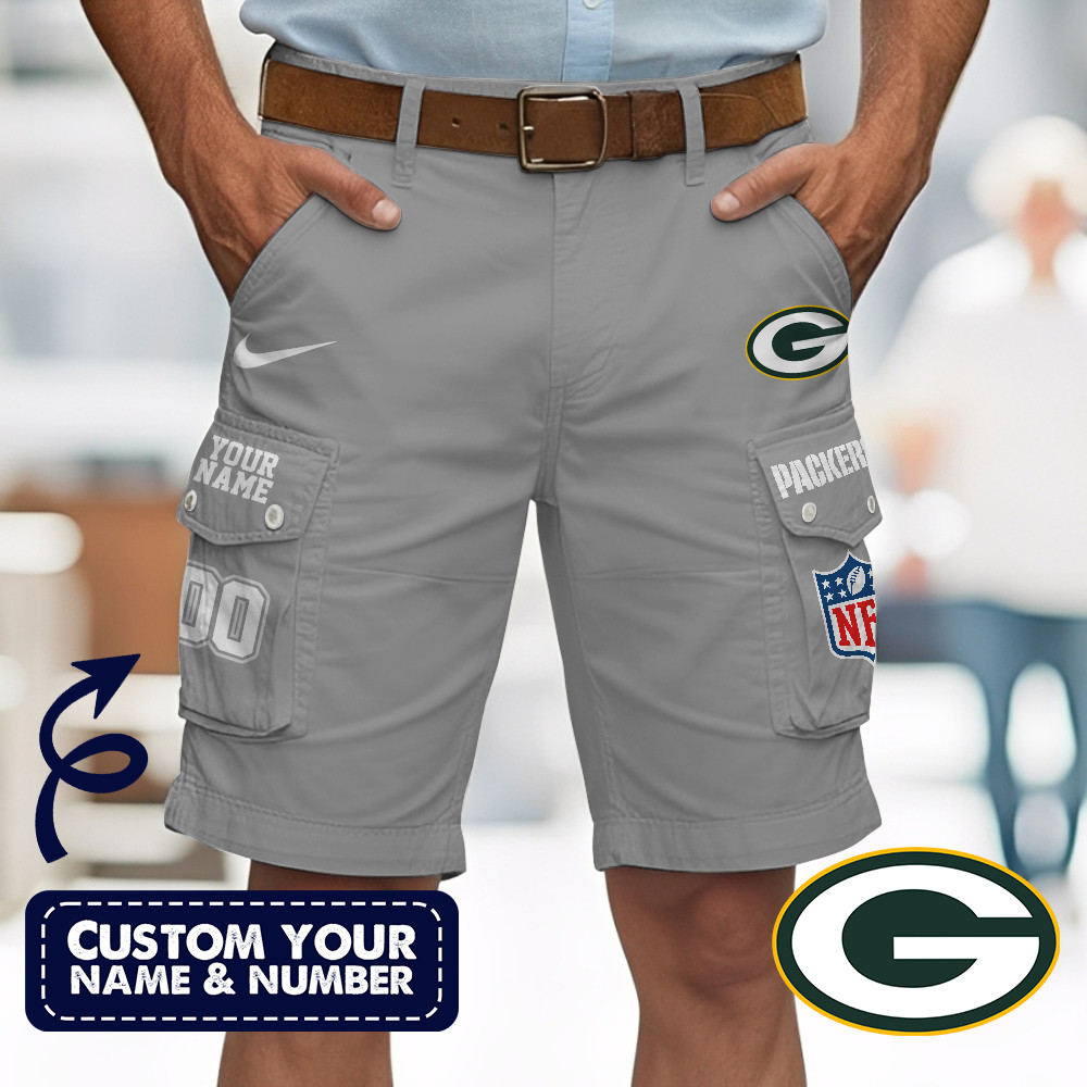 Green Bay Packers | Premium NFL Custom Short With Square Pocket - Image 3