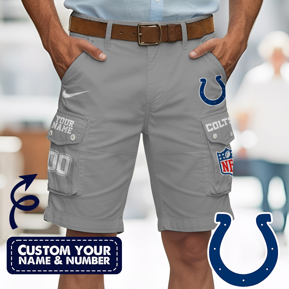 Indianapolis Colts | Premium NFL Custom Short With Square Pocket - Image 3