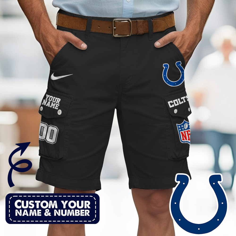 Indianapolis Colts | Premium NFL Custom Short With Square Pocket - Image 2