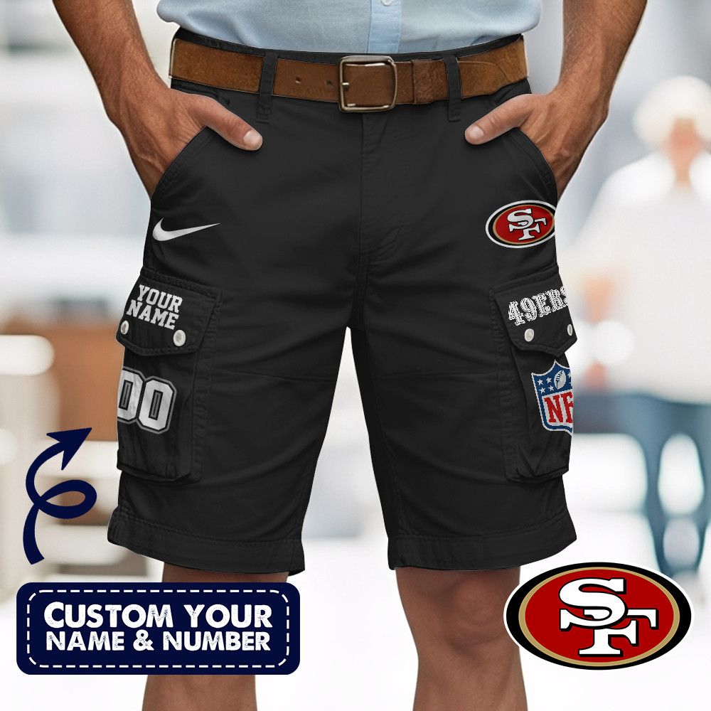 San Francisco 49ers | Premium NFL Custom Short With Square Pocket - Image 2