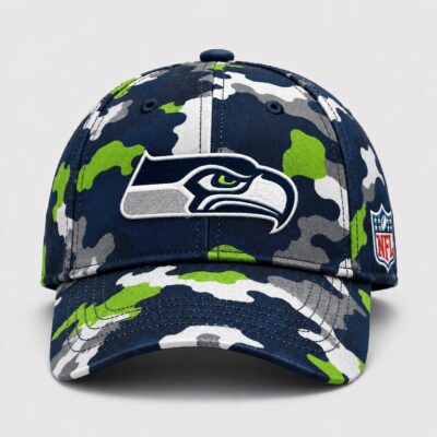 Alternative view of Seattle Seahawks | Premium NFL Camo Game Day Cap