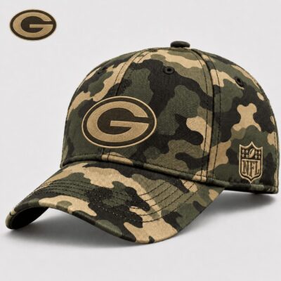 Green Bay Packers | Premium NFL Army Camo Game Day Cap