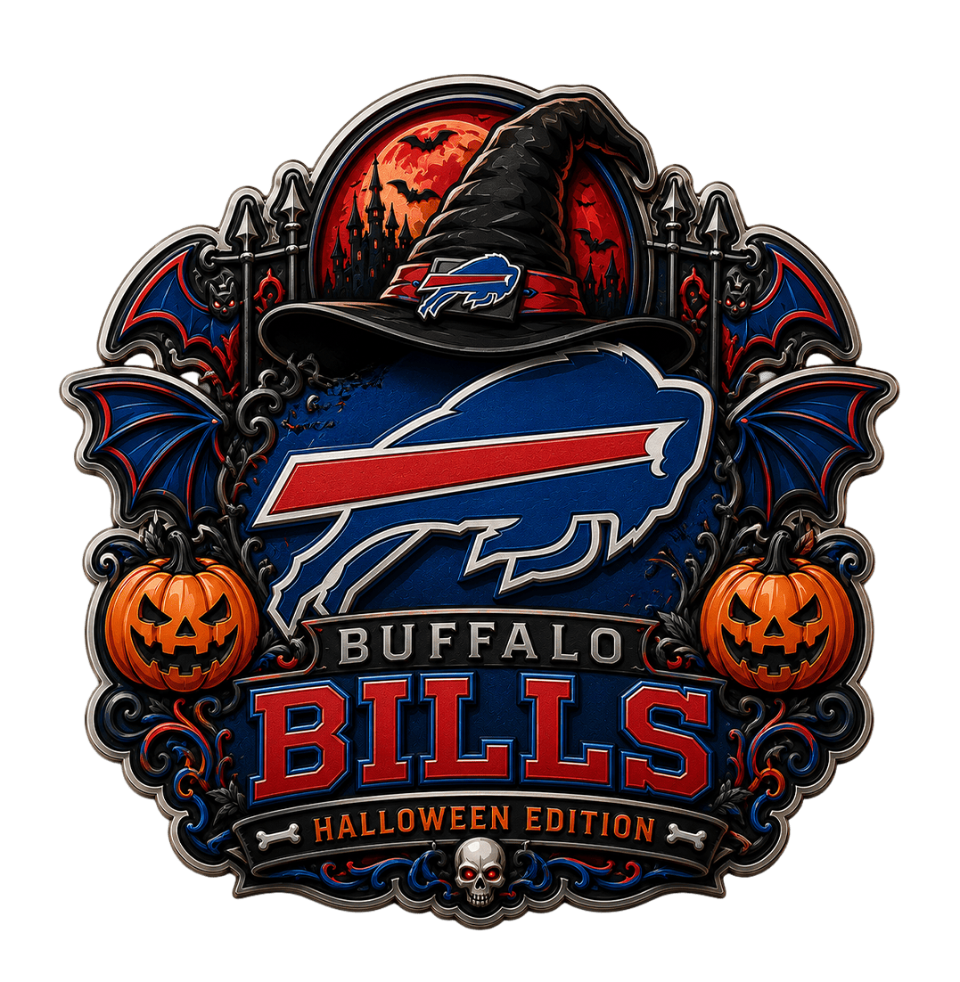 Buffalo Bills | Premium NFL Halloween Edition Car Namge Badge - Image 2