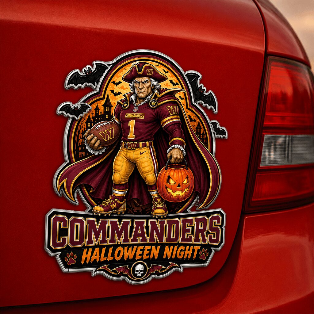 Washington Commanders | Premium NFL Halloween Edition Car Namge Badge - Image 4