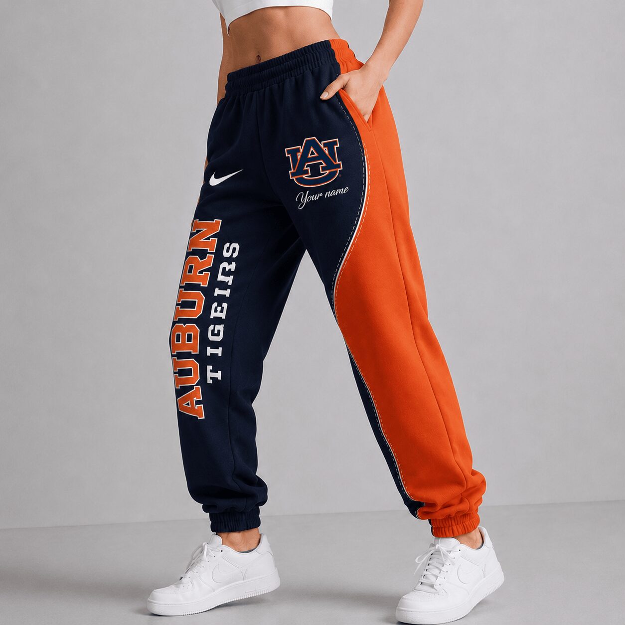 Auburn Tigers | Premium NCAA Team Pride Jogger Pants - Image 2