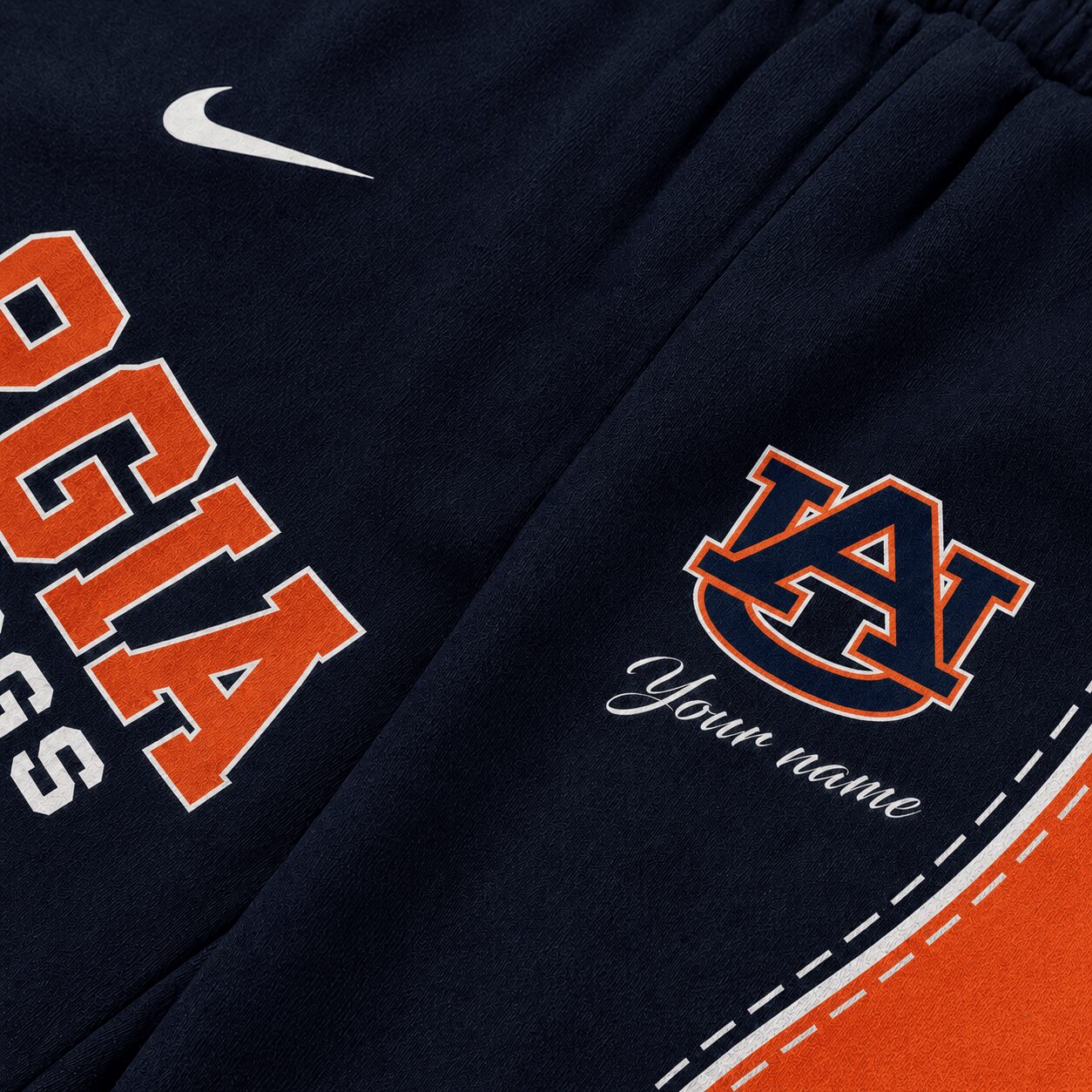 Auburn Tigers | Premium NCAA Team Pride Jogger Pants - Image 3