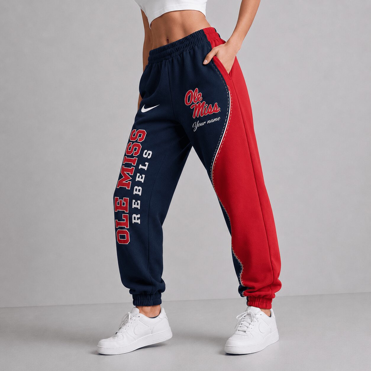 Ole Miss Rebels | Premium NCAA Team Pride Jogger Pants - Image 2