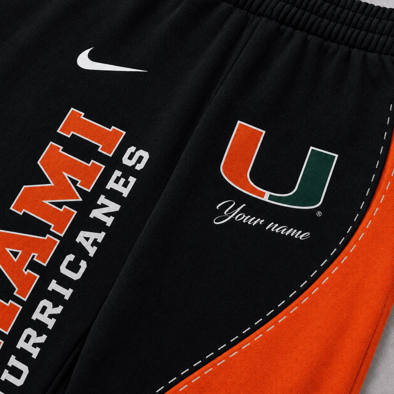Miami Hurricanes | Premium NCAA Team Pride Jogger Pants - Image 3