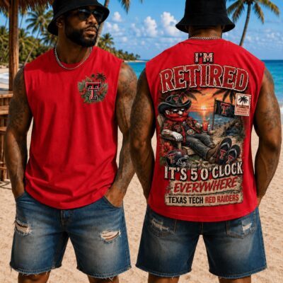 Texas Tech Red Raiders | Premium NCAA Retired In Paradise Tank Top Shirt