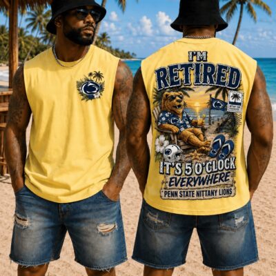 Penn State Nittany Lions | Premium NCAA Retired In Paradise Tank Top Shirt