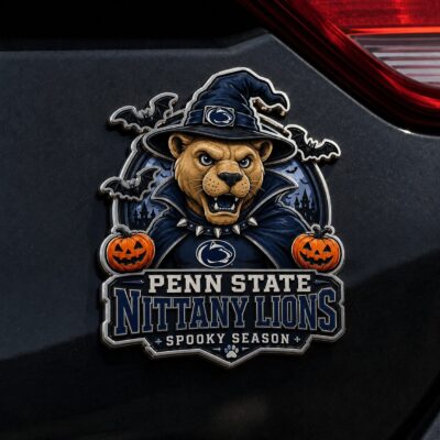 Penn State Nittany Lions | Premium NCAA Halloween Edition Car Namge Badge