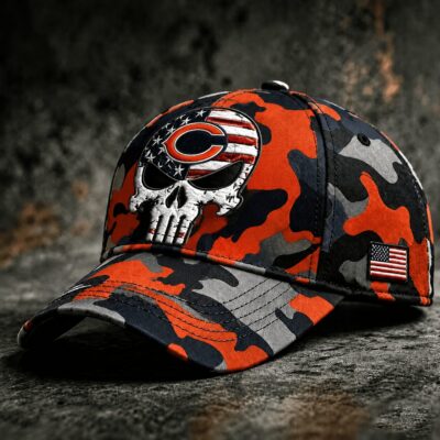 Chicago Bears | Premium NFL Skull Camo Classic Cap