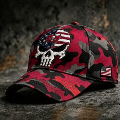 Tampa Bay Buccaneers | Premium NFL Skull Camo Classic Cap