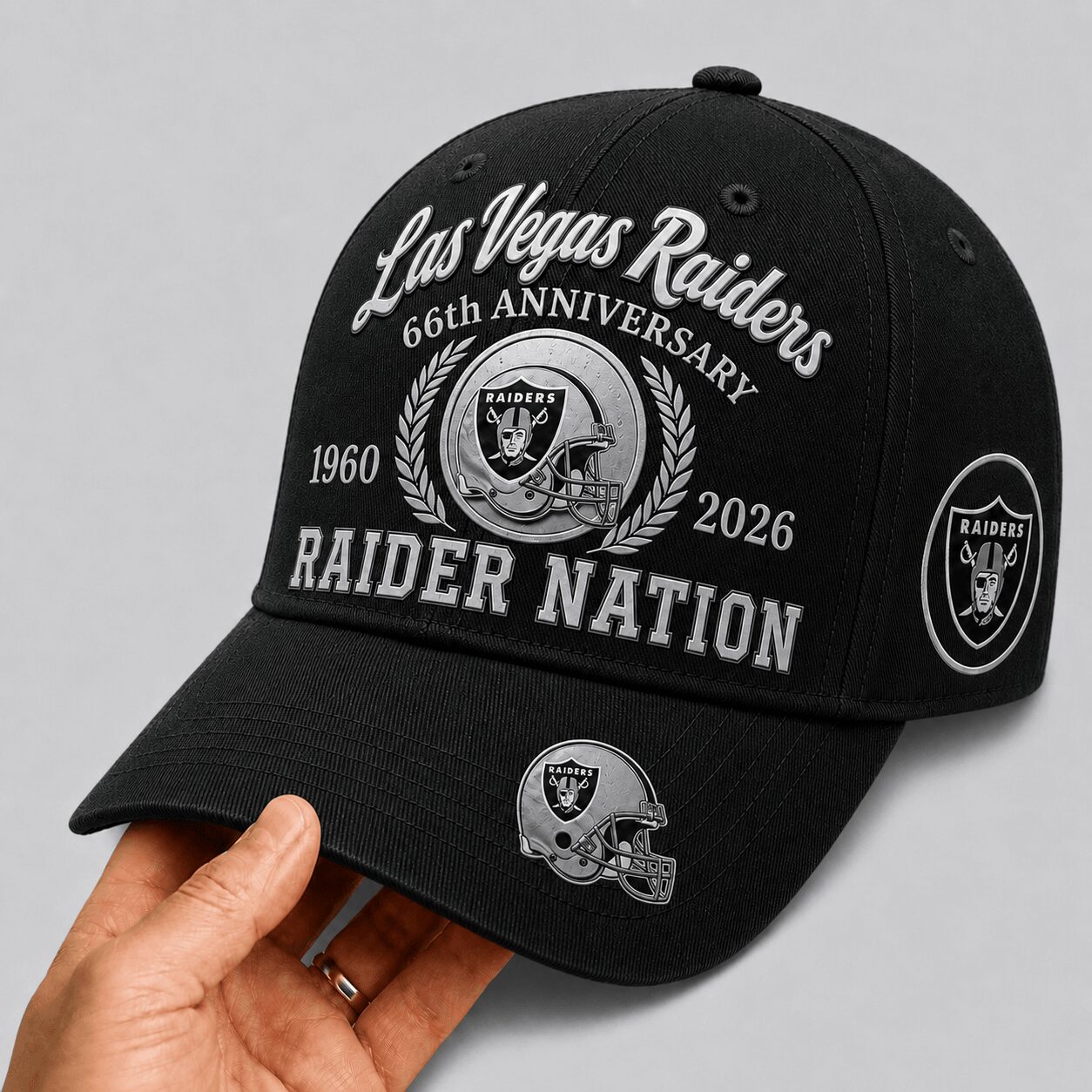 Las Vegas Raiders | Premium NFL Legacy Anniversary Classic Cap - Image 2