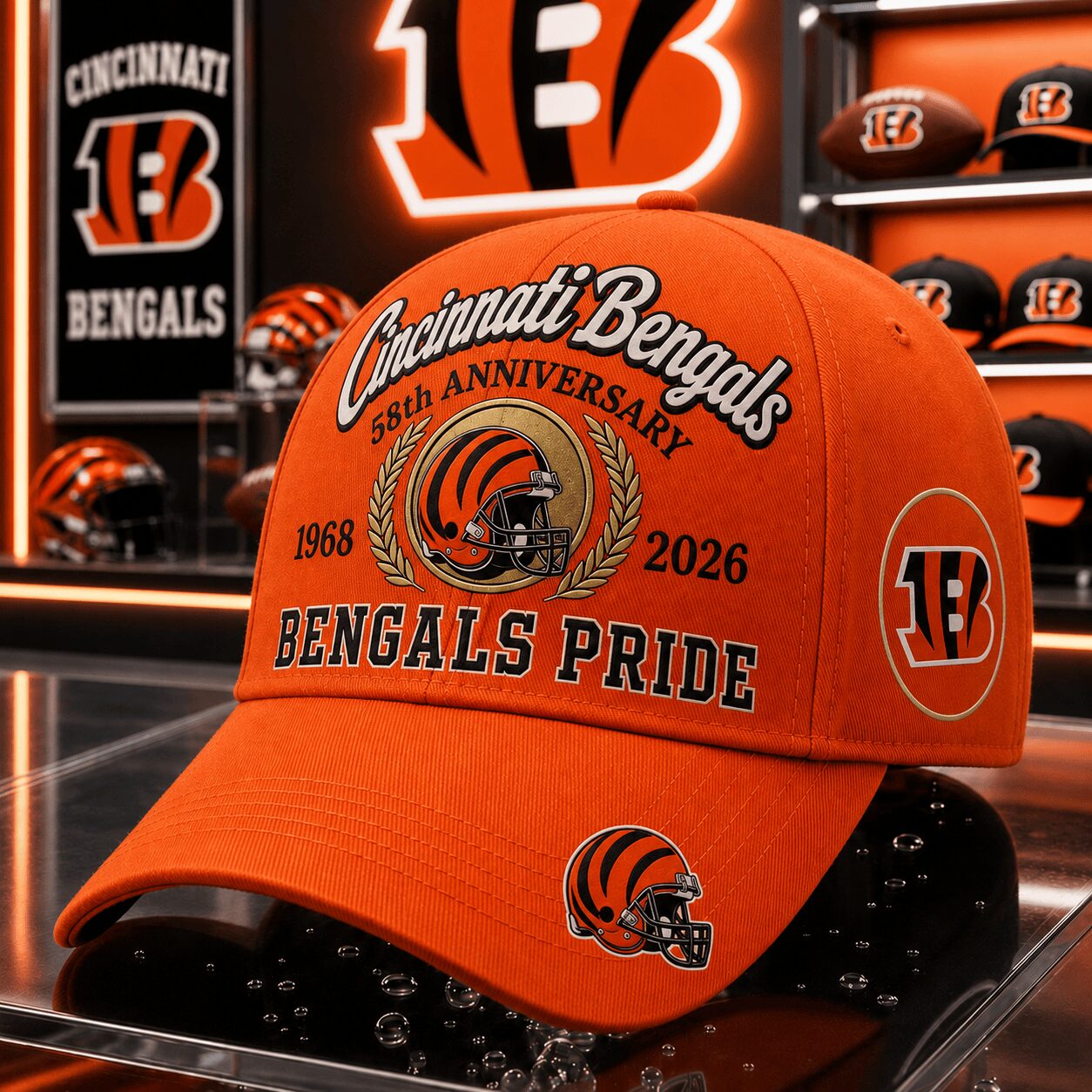 Cincinnati Bengals | Premium NFL Legacy Anniversary Classic Cap