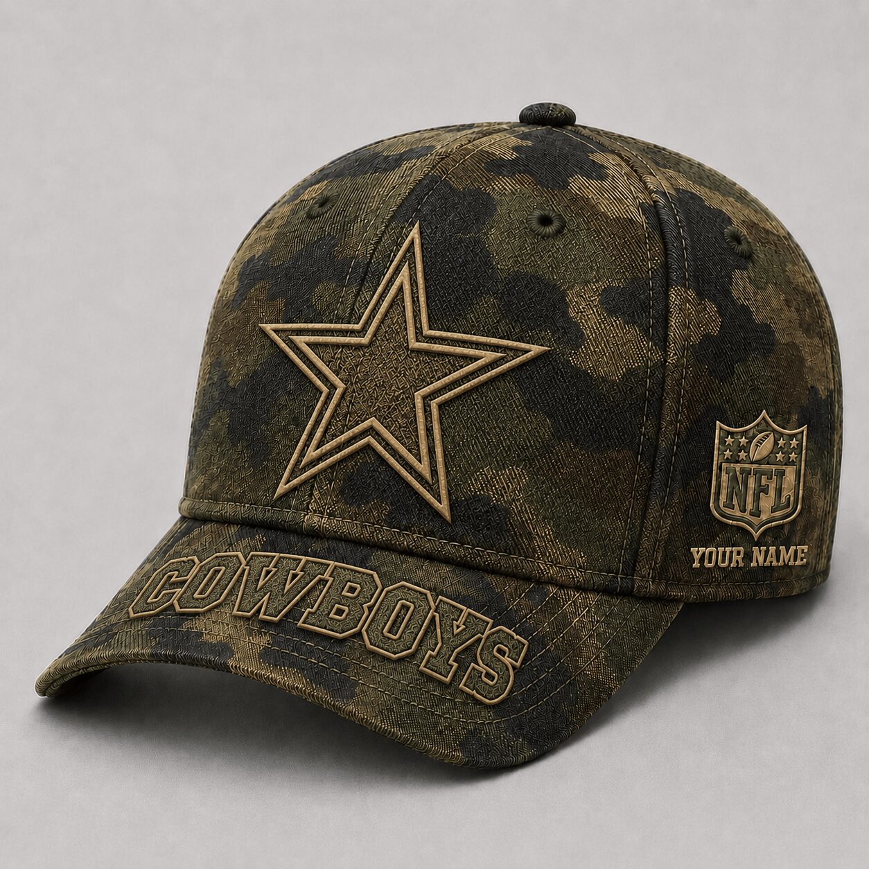 Dallas Cowboys | Premium NFL Military Camo Classic Cap