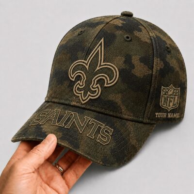 Alternative view of New Orleans Saints | Premium NFL Military Camo Classic Cap