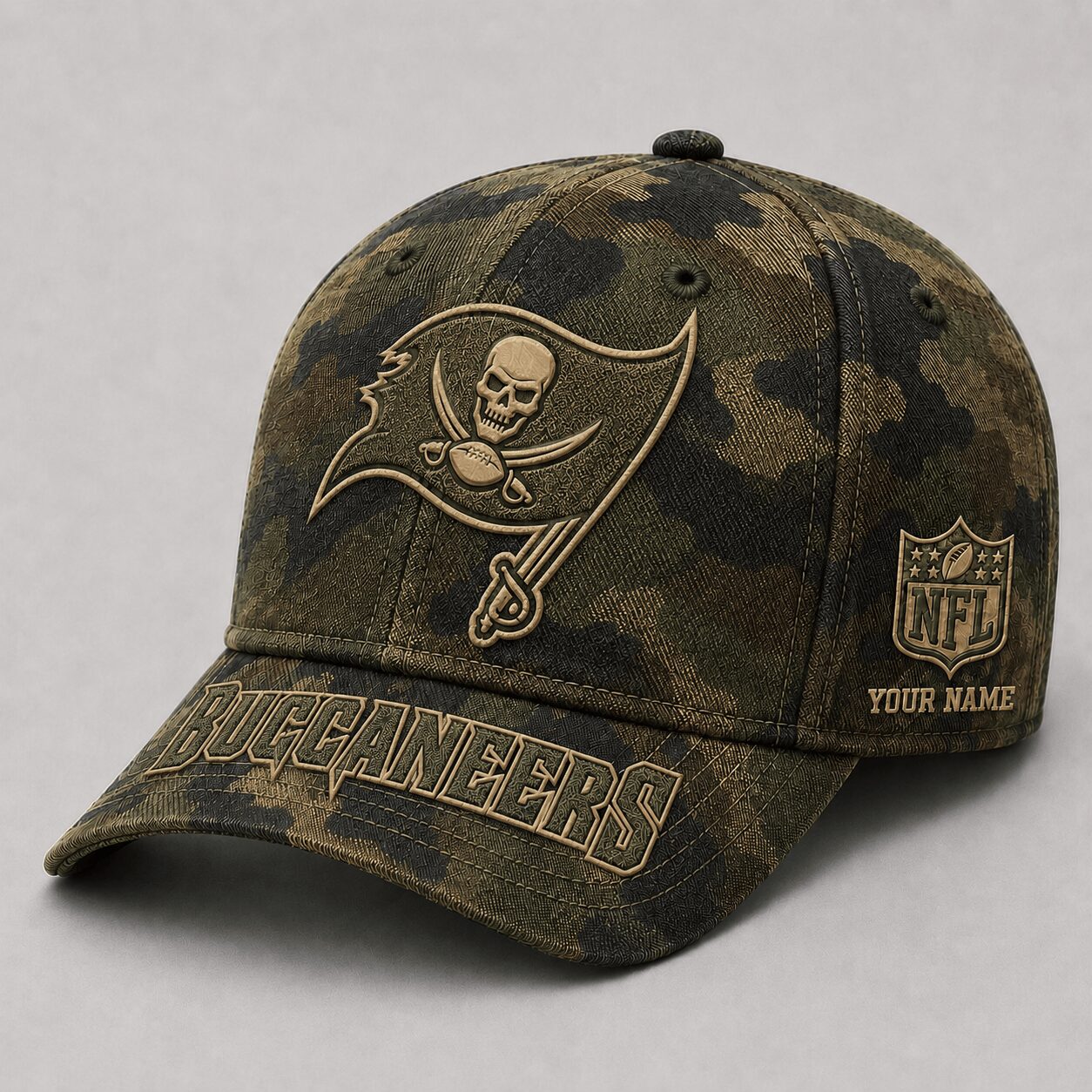 Tampa Bay Buccaneers | Premium NFL Military Camo Classic Cap
